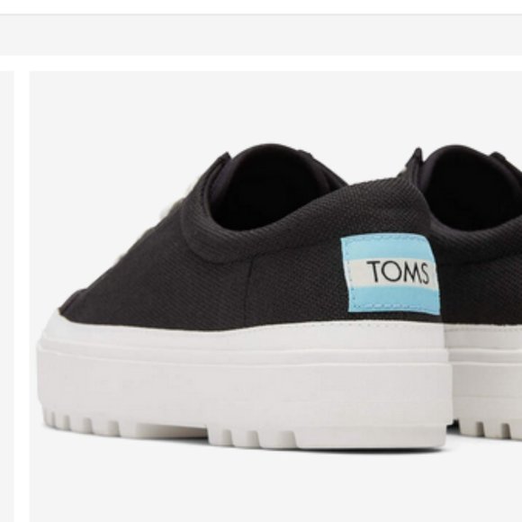 TOMS Canvas Platform Sneakers - Picture 5 of 8